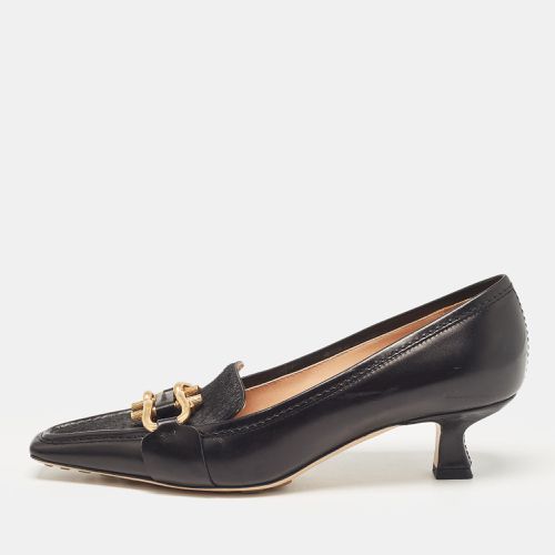 Leather and Calf Hair Madame Pumps Size 37 - Bottega Veneta - Modalova