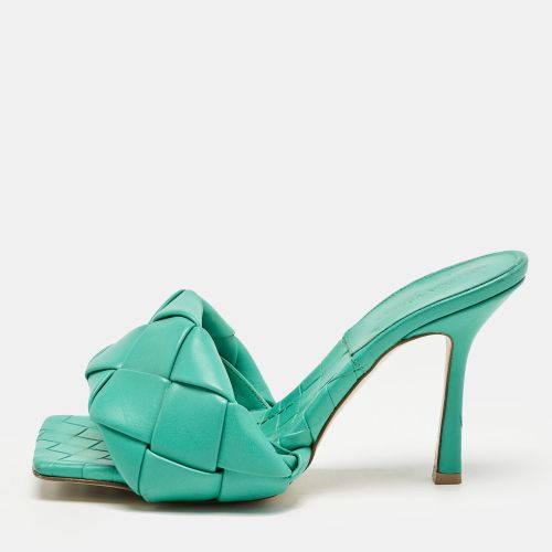 Leather Lido Slide Sandals Size 39 - Bottega Veneta - Modalova