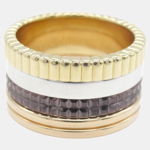 K Yellow,White, Gold Brown PVD Quatre Classic Large Ring EU 51 - Boucheron - Modalova