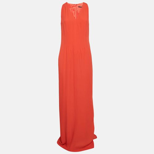 Crepe V-Neck Sleeveless Maxi Dress M - Boss By Hugo Boss - Modalova