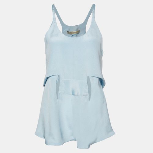 Light Silk Cut-Out Sleeveless Top M - Balenciaga - Modalova