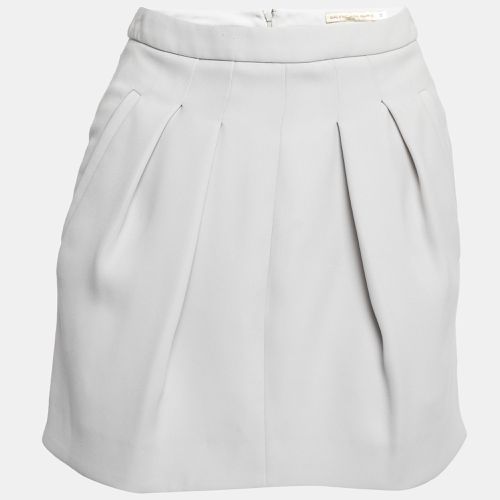 Crepe Pleated Mini Skirt M - Balenciaga - Modalova