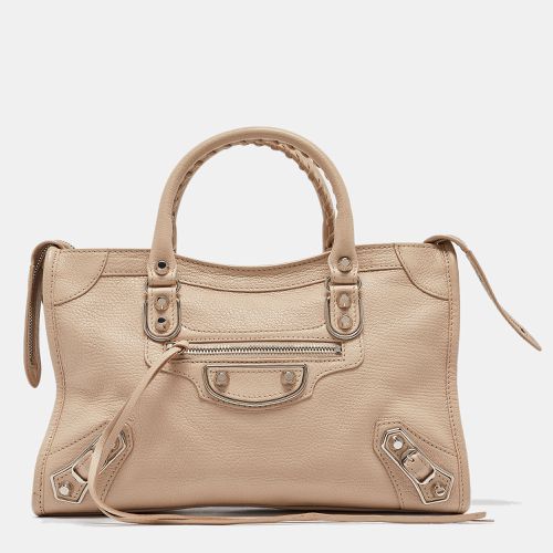 Leather Small Metallic Edge Classic City Tote - Balenciaga - Modalova