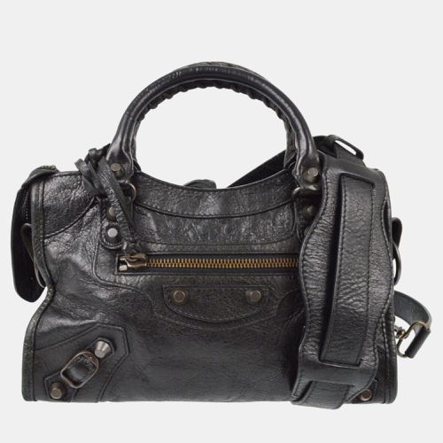 Goatskin Mini City Handbag - Balenciaga - Modalova