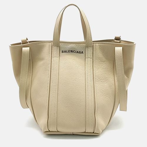 Leather Everyday North South Bag - Balenciaga - Modalova