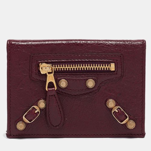 Leather Arena Card Holder - Balenciaga - Modalova