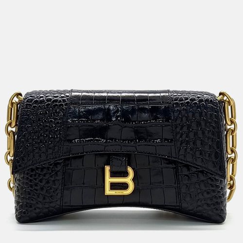 Leather Downtown Chain Shoulder Bag XS - Balenciaga - Modalova