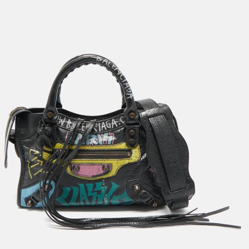 Graffiti Leather Mini RH Classic City Bag - Balenciaga - Modalova