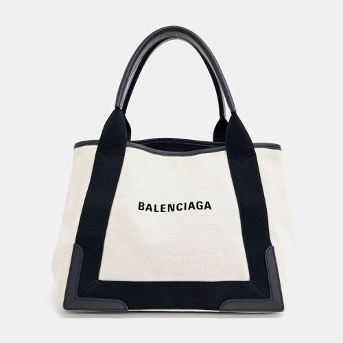 Ivory Fabric Cabas Tote Bag - Balenciaga - Modalova