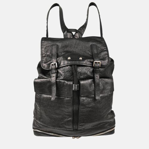 Classic Traveller Leather Backpack - Balenciaga - Modalova