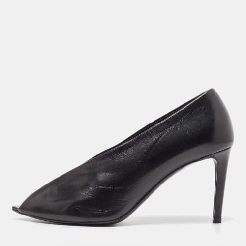 Leather V Neck Open Toe Pumps Size 36 - Balenciaga - Modalova