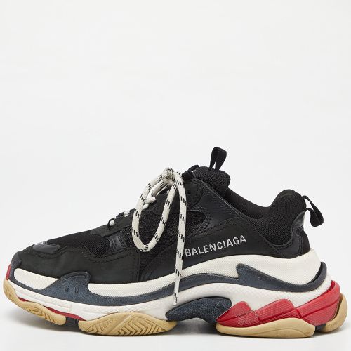 Mesh and Leather Triple S Sneakers Size 37 - Balenciaga - Modalova