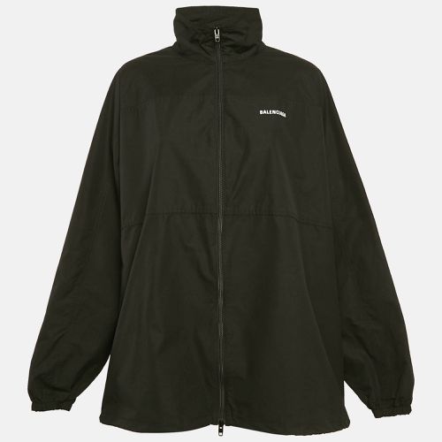 Cotton Oversized Zip-Up Jacket S - Balenciaga - Modalova