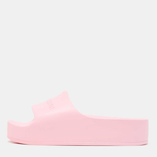 Rubber Logo Chunky Slides Size 40 - Balenciaga - Modalova