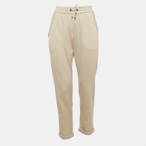 Jersey Embellished Pocket Sweatpants L - Brunello Cucinelli - Modalova