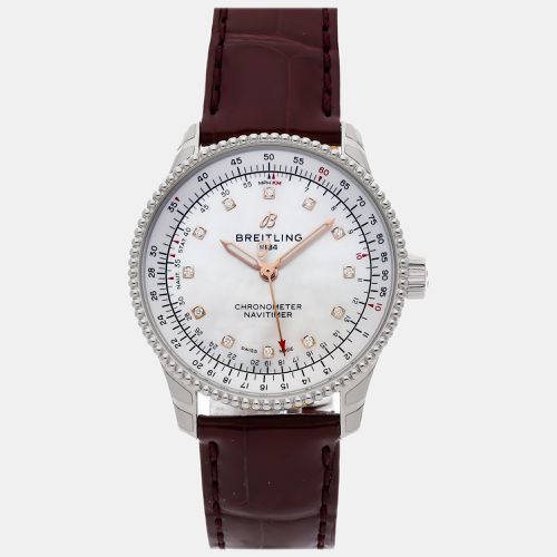 Shell Navitimer A17395211A1P2 Automatic Women's Wristwatch 35 mm - Breitling - Modalova