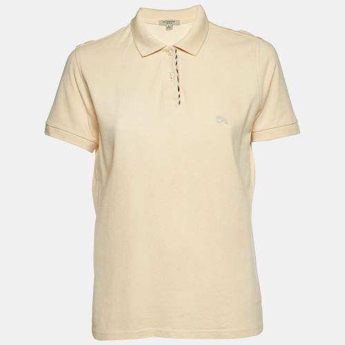 Cotton Pique Polo T-Shirt L - Burberry London - Modalova