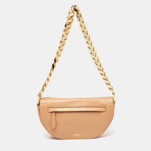 Soft Leather Small Olympia Bag - Burberry - Modalova