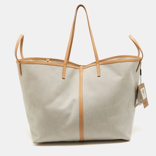 Canvas and Leather XL Beach Tote - Burberry - Modalova