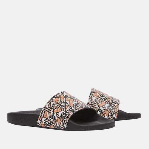 Buberry (Kids) Orange - Monogram-print slides - EU 32 - Burberry - Modalova