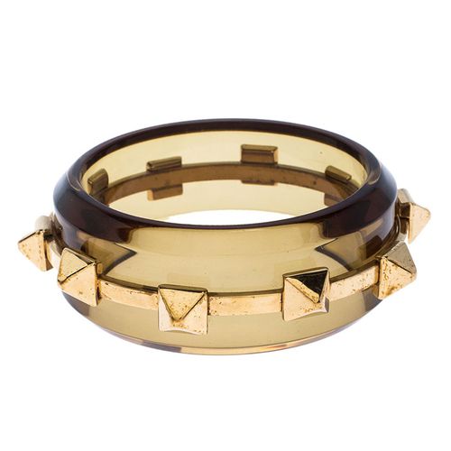 Clear Perspex Studded Bangle - Burberry - Modalova