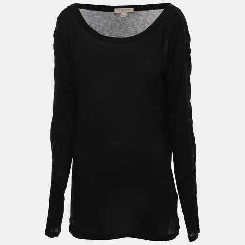 Cotton Long Sleeve Top M - Burberry - Modalova