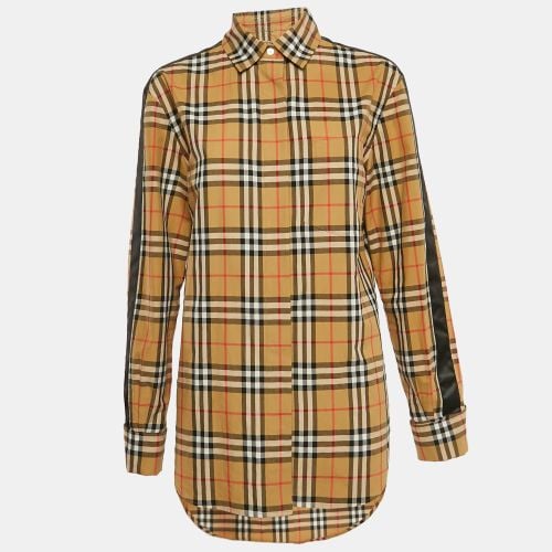 Checks Cotton Long Sleeve Shirt M - Burberry - Modalova