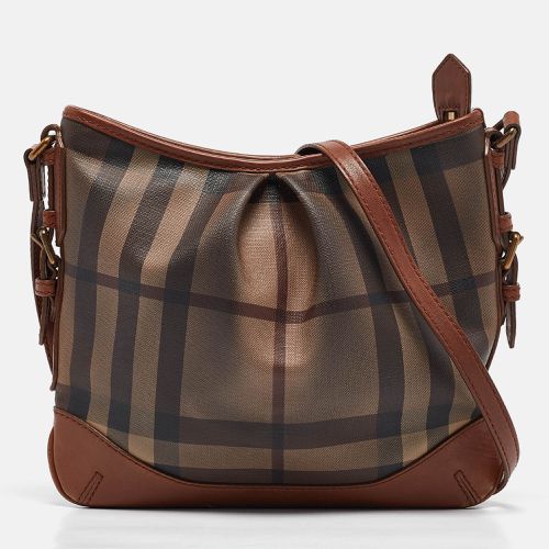 Smoke Check PVC and Leather Hartham Crossbody Bag - Burberry - Modalova