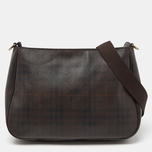 Haymarket Check PVC Hobo - Burberry - Modalova