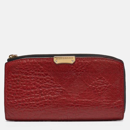 Leather Alvington Continental Wallet - Burberry - Modalova