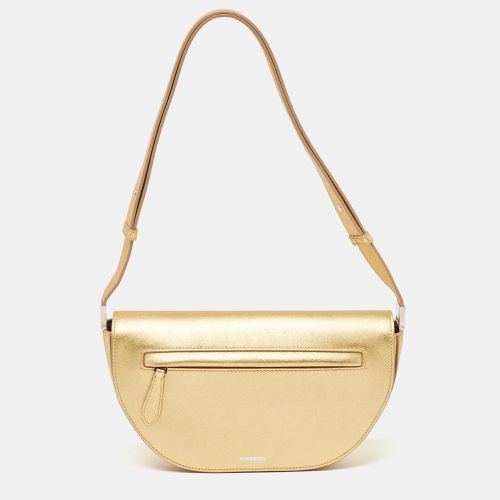 Leather Small Olympia Shoulder Bag - Burberry - Modalova