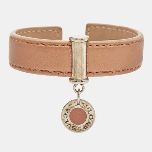 Leather Enamel Tone Bracelet - Bvlgari - Modalova