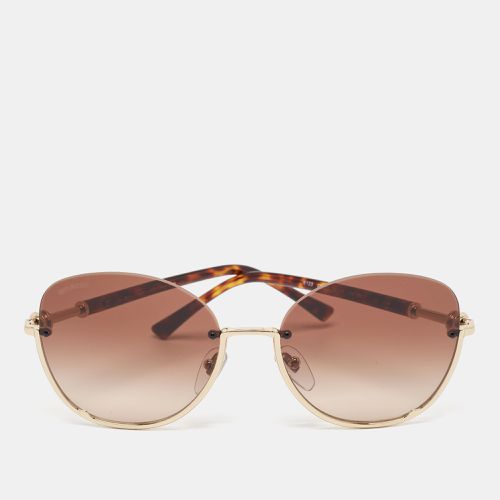 Gold Gradient 6123 Cat Eye Sunglasses - Bvlgari - Modalova