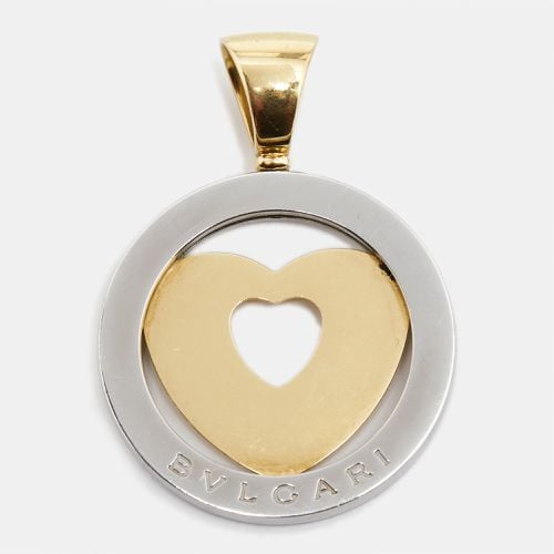 Tondo Heart 18k Gold Stainless Steel Pendant - Bvlgari - Modalova