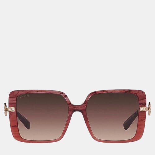 Bvlgari Red Full Rim Sunglasses - Bvlgari - Modalova