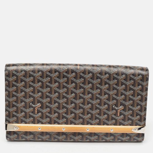 Ine Coated Canvas Monte Carlo Bois Clutch - Goyard - Modalova