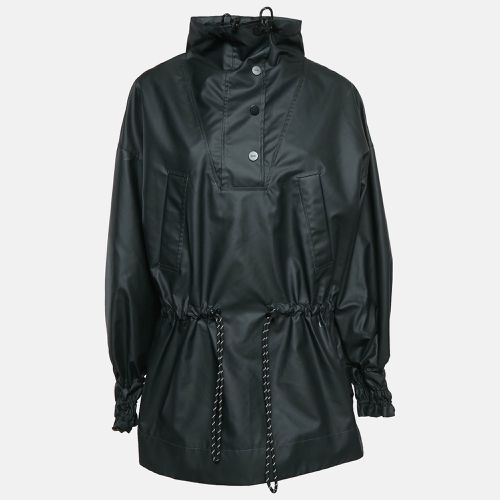 Matte Nylon Windbreaker Jacket S - Ganni - Modalova