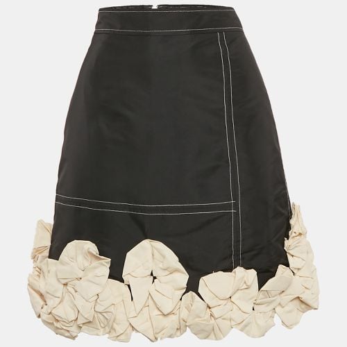 Taffeta Ruffle Detail Mini Skirt S - Ganni - Modalova