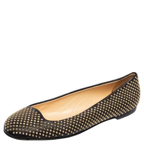 Leather Studded Ballet Flats Size 38 - Giuseppe Zanotti - Modalova