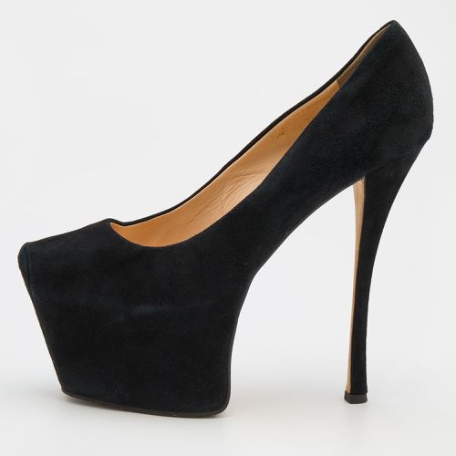 Suede Square Toe Platform Pumps Size 40 - Giuseppe Zanotti - Modalova