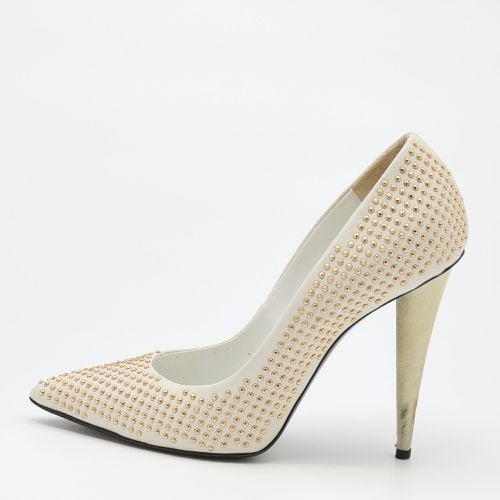 Off Leather Ester Embellished Pumps Size 38 - Giuseppe Zanotti - Modalova