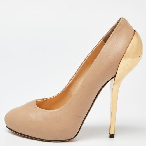 Leather Round Top Pumps Size 36 - Giuseppe Zanotti - Modalova