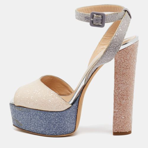 Tricolor Coarse Glitter Lavinia Sandals Size 41 - Giuseppe Zanotti - Modalova