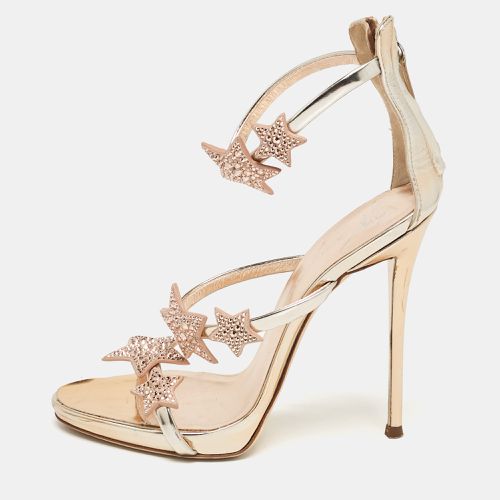 Rose Leather Harmony Star Sandals Size 37 - Giuseppe Zanotti - Modalova