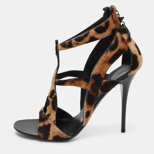 Calf Hair Strappy Sandals Size 37 - Giuseppe Zanotti - Modalova