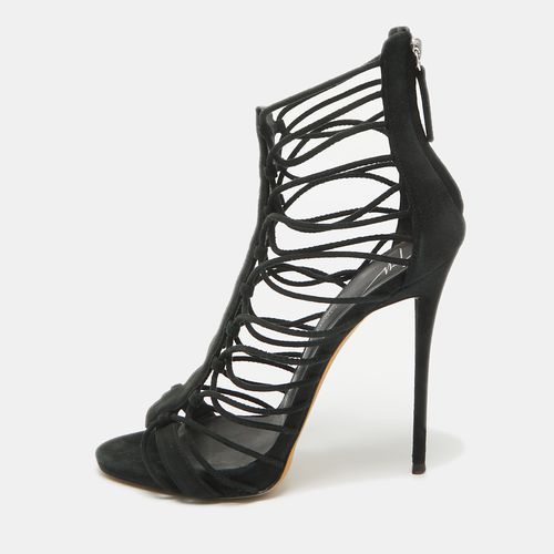 Suede Gladiator Peep Toe Sandals Size 39 - Giuseppe Zanotti - Modalova