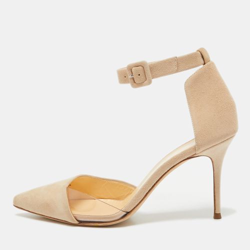 Suede and PVC Ankle Strap Pumps Size 36 - Giuseppe Zanotti - Modalova