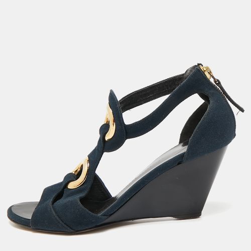 Canvas Wedge Sandals Size 36 - Giuseppe Zanotti - Modalova