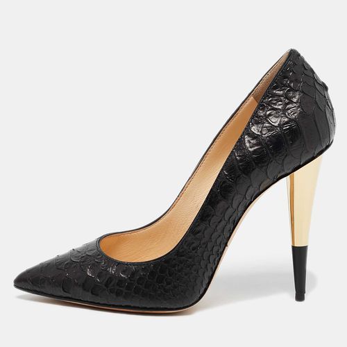 Python Embossed Leather Pumps Size 35 - Giuseppe Zanotti - Modalova