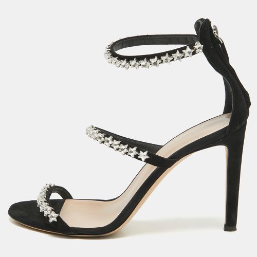 Suede Star Crystal Harmony Sandals Size 39.5 - Giuseppe Zanotti - Modalova